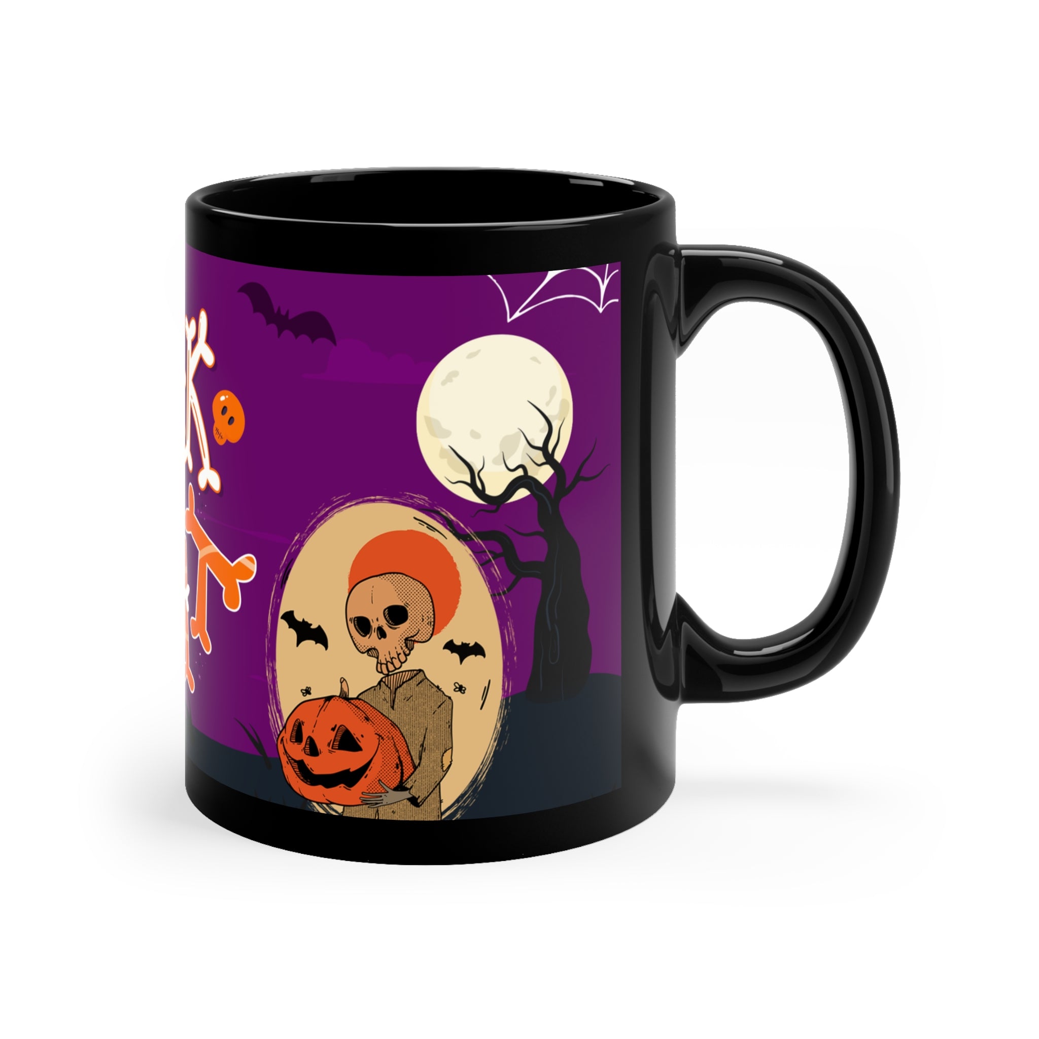 Trick or Treat | Black Coffee Mug